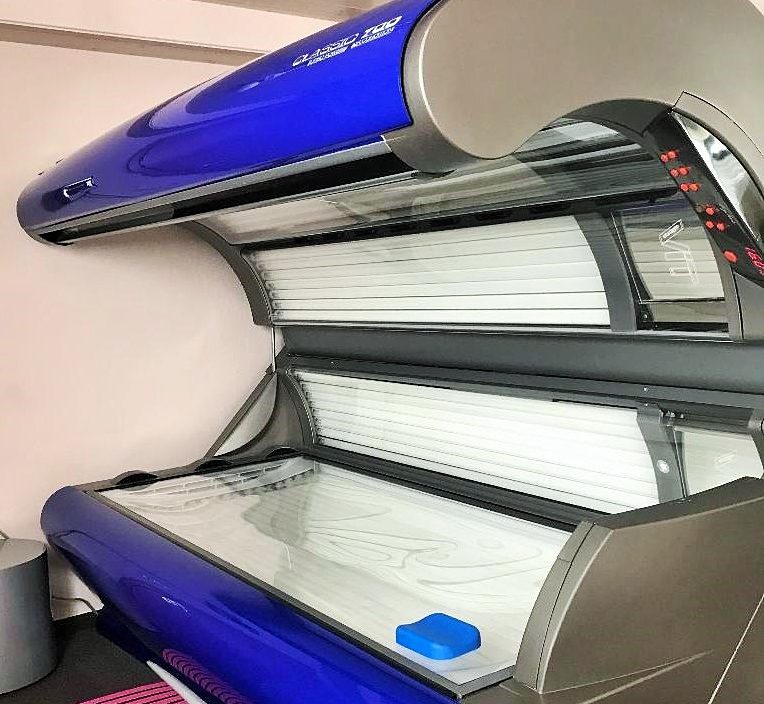 Blick in das Innere des Solariums